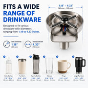 Stainless Steel Glass Rinser for Kitchen Sink thumbnail 5