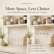 Under Cabinet Wine Glass Rack thumbnail 2