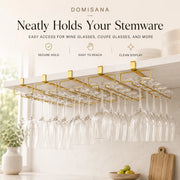 Under Cabinet Wine Glass Rack thumbnail 3