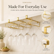 Under Cabinet Wine Glass Rack thumbnail 4