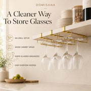 Under Cabinet Wine Glass Rack thumbnail 6