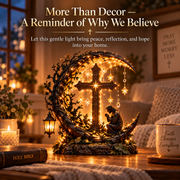 Light of Faith™ Illuminated Cross Prayer Tabletop Decor thumbnail 1