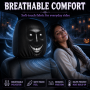 👻 Glowing-Eye Ghost Car Headrest Covers thumbnail 6