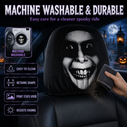 👻 Glowing-Eye Ghost Car Headrest Covers thumbnail 3