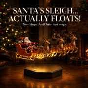 🎅🛷Floating Santa Sleigh with 3 Reindeer-Magnetic Christmas Magic thumbnail 1