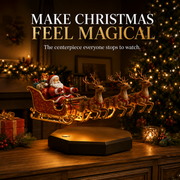 🎅🛷Floating Santa Sleigh with 3 Reindeer-Magnetic Christmas Magic thumbnail 2