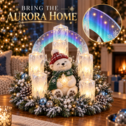 🎄 Glowing Christmas Centerpiece with Warm Flameless Candlelight ✨🕯️ thumbnail 3