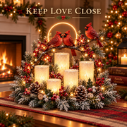 🎄 Glowing Christmas Centerpiece with Warm Flameless Candlelight ✨🕯️ thumbnail 6