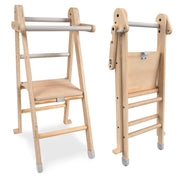 Tots Pikler Style Wooden Folding Helper Tower thumbnail 13