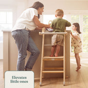 Tots Pikler Style Wooden Folding Helper Tower thumbnail 7