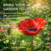 Handmade Metal Flower Garden Stake🐦 thumbnail 4