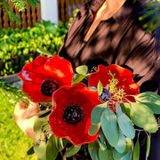 Handmade Metal Flower Garden Stake🐦 thumbnail 9