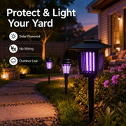 Solar Mosquito Zapper Light – Outdoor Garden Stake Lamp thumbnail 1