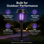 Solar Mosquito Zapper Light – Outdoor Garden Stake Lamp thumbnail 5
