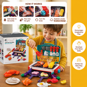 My First BBQ Grill – Kids’ Kitchen with Smoke Effect and Colour-Changing Food thumbnail 2