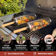 Rolling Grill Basket thumbnail 3