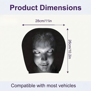 👻 Glowing-Eye Ghost Car Headrest Covers thumbnail 7