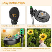 SolarSunflower® | Solar-Powered Sunflower Lights thumbnail 8