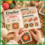 BOOK "Crochet - is easier than you think" Crochet for Beginners Book, Easy Step-by-Step Crochet Guide thumbnail 4
