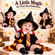 Little Wizard Costume Magic & Cozy Outfit thumbnail 1