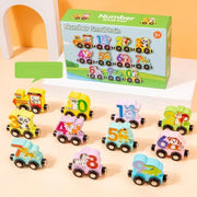 Letters Magnetic Train Puzzle Wooden Toy Car thumbnail 14