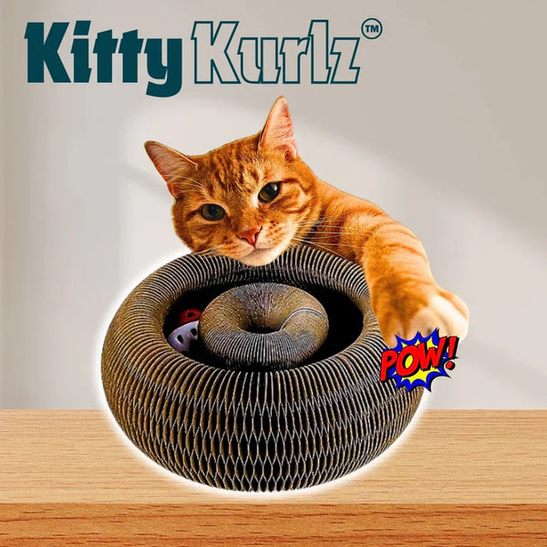 Kitty Kurlz | The Ultimate Cat Toy for Play, Scratch & Exercise