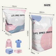 No‑Pump Vacuum Storage Bags – Press & seal, no pump needed. Saves 80% space, keeps clothes dry & dust‑free. Perfect for bulky bedding & off‑season gear. 🛏️🗄️ thumbnail 5