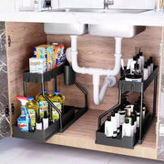 2 Pack Pull Out Under Sink Organizer thumbnail 1