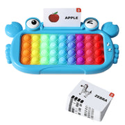 Interactive Talking Flash Card Learning Tablet with Pop-It Keyboard, Spelling & Phonics Games thumbnail 7