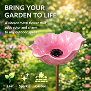Handmade Metal Flower Garden Stake🐦 thumbnail 21