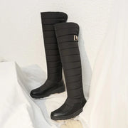 Women's Quilted Pull On Tall Boots thumbnail 1