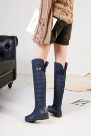 Women's Quilted Pull On Tall Boots thumbnail 2