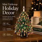 DIY Beaded Crystal Christmas Tree Kit | Sparkling Tabletop Holiday Decor & Stress-Relief Crafting Gift for Women & Home thumbnail 17