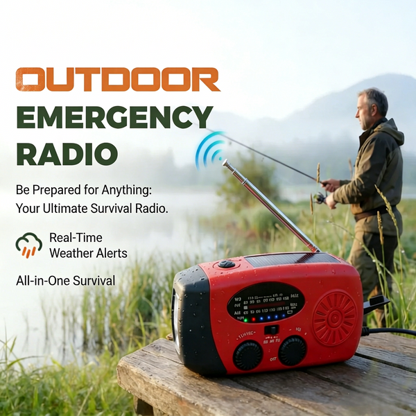 Multifunctional Portable Solar Emergency Radio