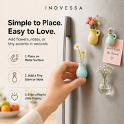 Roselle Mini Vase Ceramic Magnets thumbnail 3