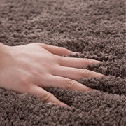 Thickened solid color bathroom non-slip floor mat shower room door absorbent foot mat square long hair toilet mat thumbnail 5