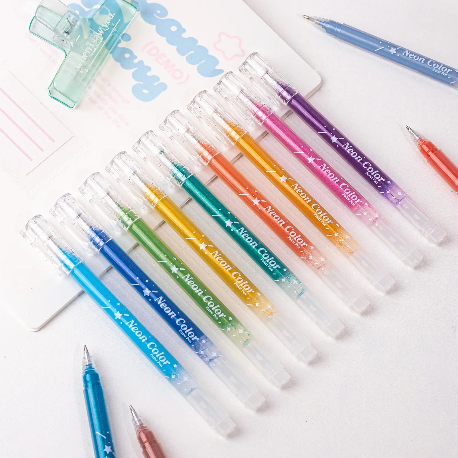 Glitter Gel Pens Set – Sparkling Colors for Adult Coloring & Drawing