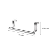 1pc Stainless Steel Towel Rack Bathroom Towel Holder Stand Kitchen Cabinet Door Hanging Organizer Shelf Wall Mounted Towel Bar thumbnail 7