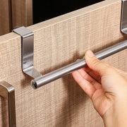 1pc Stainless Steel Towel Rack Bathroom Towel Holder Stand Kitchen Cabinet Door Hanging Organizer Shelf Wall Mounted Towel Bar thumbnail 2