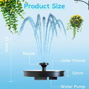 Solar Bird Bath Fountain Pump thumbnail 9