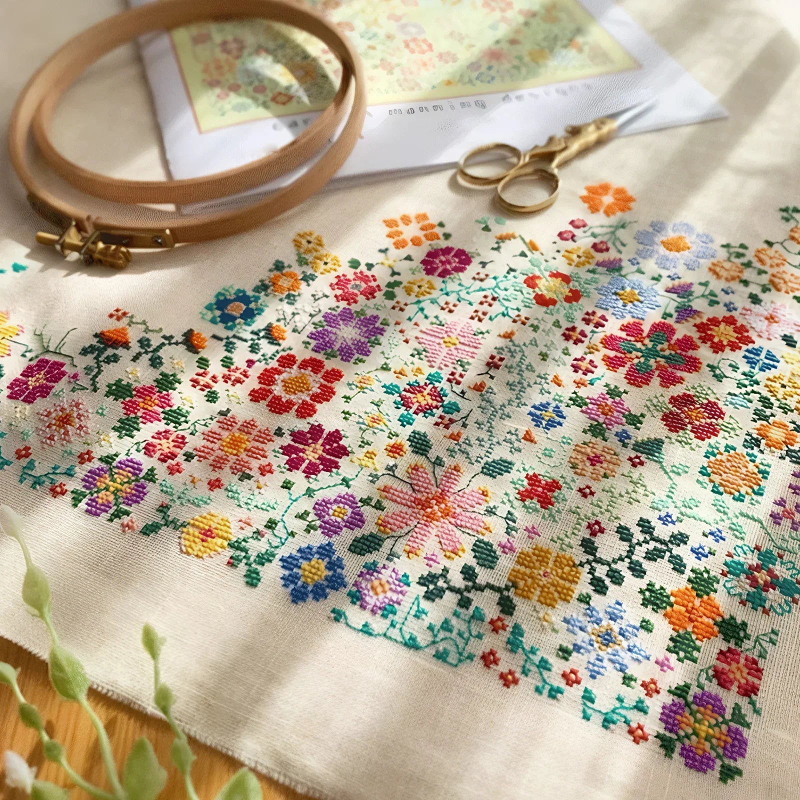 Bloom a Day Cross Stitch Set