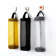 Home Grocery Bag Holder Wall Mount Plastic Bag Holder Dispenser Hanging Storage Trash Garbage Bag Kitchen Garbage Organizer thumbnail 6