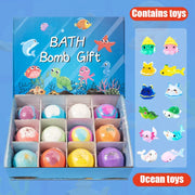 12PCS Bath Bombs Set with Toys Inside thumbnail 9
