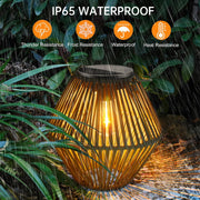 Solar Woven Boho Lantern thumbnail 3