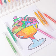 Glitter Gel Pens Set – Sparkling Colors for Adult Coloring & Drawing thumbnail 13