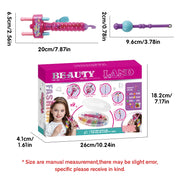 DIY Hair Braiding Machine Girls' Manual Hair Styling Decoration Toys Girls Hair Styling Tool with Reusable Bead Gifts for Girls thumbnail 6