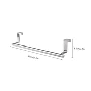 1pc Stainless Steel Towel Rack Bathroom Towel Holder Stand Kitchen Cabinet Door Hanging Organizer Shelf Wall Mounted Towel Bar thumbnail 8