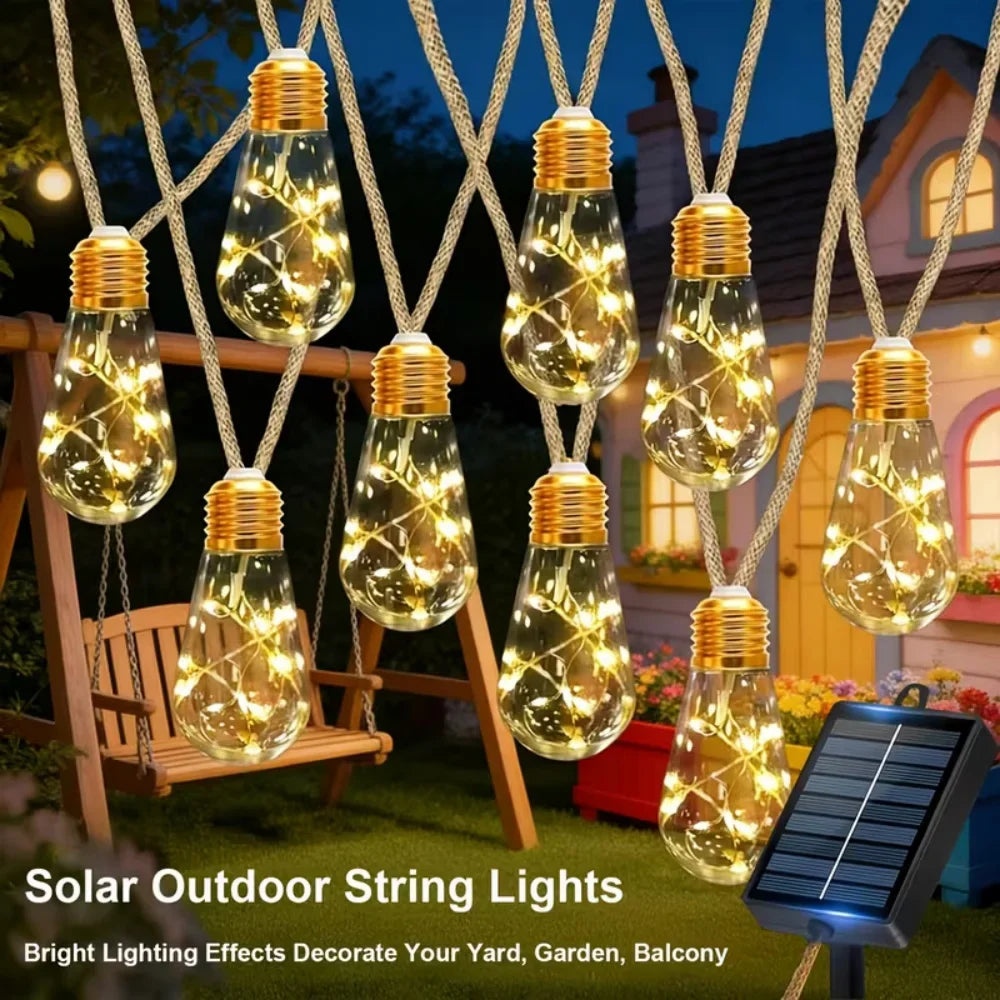Solar Bulb String Lights