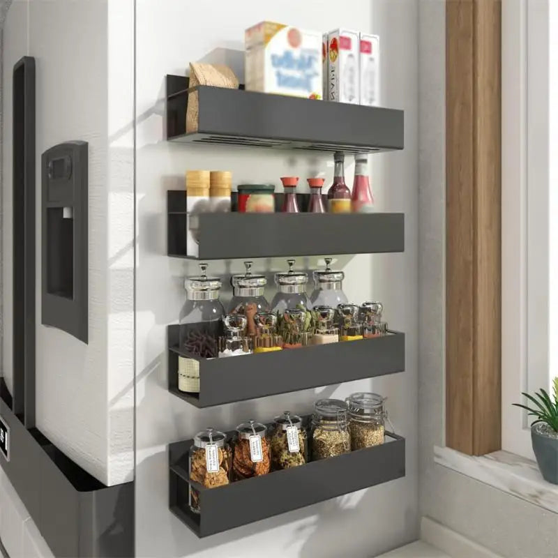Stylish organization - magnetic spice rack