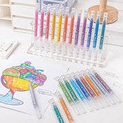 Glitter Gel Pens Set – Sparkling Colors for Adult Coloring & Drawing thumbnail 3